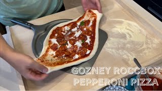 Gozney Roccbox 2  Pepperoni Pizza  Making and baking real time 90 second bake [upl. by Bloomer]