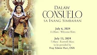 Dalaw Consuelo  July 06 2024 1130am [upl. by Tollman]