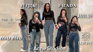 I Tried on 21 PAIRS OF JEANS to Find the Best Pair  PremiumLuxury Jeans [upl. by Aicitan]