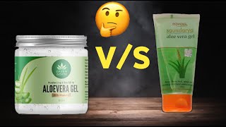 Patanjali Aloevera Gel VS Greenworth Aloevera Gel  100 Pure [upl. by Aifas]