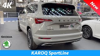 Škoda Karoq FL SportLine 2022  FULL review in 4K  Exterior  Interior Steel gray [upl. by Nedmac]