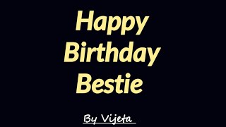 Happy Birthday Bestie  Birthday wishes poetry  female voice poetry  hindi poetry [upl. by Sapphire]