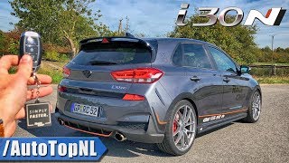 Hyundai i30N RaceChip 320HP REVIEW POV Test Drive on AUTOBAHN amp ROAD by AutoTopNL [upl. by Notsgnal]