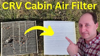 Honda CRV Cabin Air Filter Replacement [upl. by Hazard]