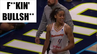 quotFKIN BULL SHTquot Skylar DigginsSmith CUSSES OUT Phoenix Mercury Rookie Coach Nygaard FED UP [upl. by Cuttie]