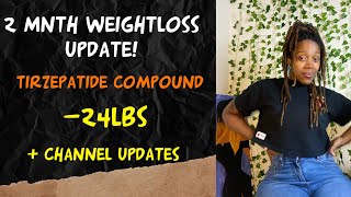 2 Month GLP 1 Weight Loss Update  TirzepatideZepbound [upl. by Ycnaf188]