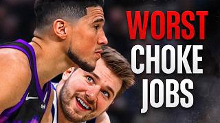 WORST Choke Jobs In NBA History [upl. by Ardnuasal397]