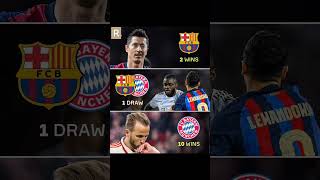 Bayern vs Barcelona Total Domination Over the Years BayernVsBarcelona Bayern ChampionsLeague [upl. by Labaw]