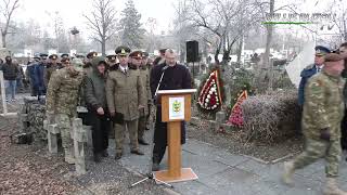 NEWS BUZAU Depunere de coroane 22 Decembrie 20122 [upl. by Brinn]