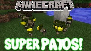 Minecraft 112 MOD SUPER PATOS Duck Craft Mod Español [upl. by Gillan]