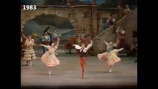 Now amp Then  Don Quixote Act 1 pas de trois compilation 1960s2010s KirovMT [upl. by Ynes86]