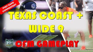 Madden 24  Post Game CFM Commentary  Texas Coast  Wide 9 [upl. by Hairim]