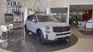 2021 Kia Telluride SX Nightfall Wolf Gray Edition GuideParkside Kia [upl. by Adai]