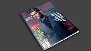 How to Create a Magazine Cover in Photoshop [upl. by Okomot336]