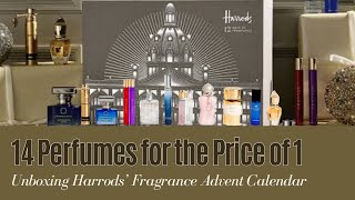 Harrods’ Fragrance Advent Calendar  Unboxing is it worth it [upl. by Laefar]