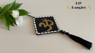 DIY Dangler 🕉️ Clay Art  Dangler Design  Fevicrylmouldit Craft PritiSharma [upl. by Mackenzie830]