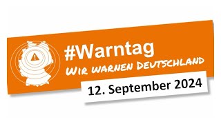 Warntag 2024 Ankündigung [upl. by Yates]