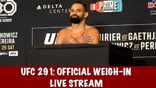 UFC 291 Poirier vs Gaethje 2 Official weighins Live Stream [upl. by Jo]