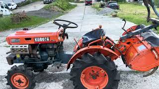 japonský malotraktor KUBOTA B5000 [upl. by Ytineres62]