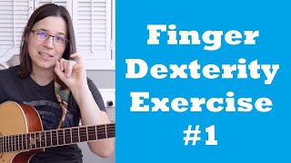 Finger Dexterity Exercise Guitar 1  Spider Exercises [upl. by Weiler]