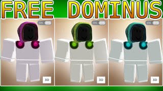 AVATAR TRICK How to make a FREE CUSTOM DOMINUS HAT ROBLOX [upl. by Sidonia637]