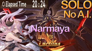 When Narmaya SOLOs  Lucilius in 2024 NO AI  Granblue Relink [upl. by Ahseikan]