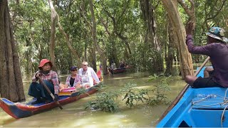 AMAZING Kampong Phluk Floating Village in Siem Reap Province Cambodia [upl. by Lein]