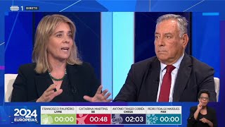 Eleições europeias 2024 debate a quatro na RTP [upl. by Netsuj]