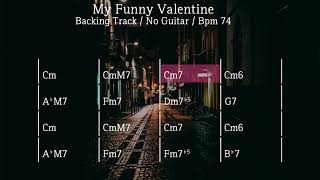 My Funny Valentine  Backing Track  Bpm 74 [upl. by Yeldarb]