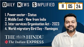 The Hindu amp The Indian Express Analysis  11 May 2024  Daily Current Affairs  DNS  UPSC CSE [upl. by Jennilee]