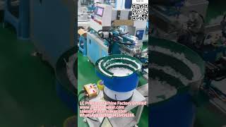 Fully automatic vibrating plate feeding pad printing machine [upl. by Leizo]