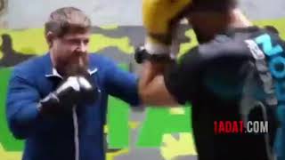 Khamzat Chimaev sparring Ramzan Kadyrov [upl. by Wolcott]