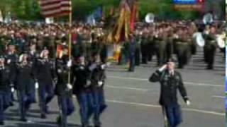 US Military Marches At Red Square  Victory Day Parade in Moscow 3 [upl. by Atidnan781]