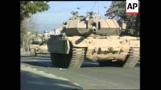 Israeli tanks surround Arafats headquarters [upl. by Rednazxela382]