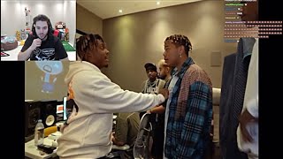 Adin Ross Reacts To Juice WRLD amp Cordae quotDoomsdayquot Official Music Video [upl. by Ahsieni]