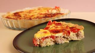 Tarte au thon tomates et fromage blanc [upl. by Ecirtram342]