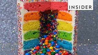 Colorful Piñata Cakes Explode with Sprinkles [upl. by Dehsar]