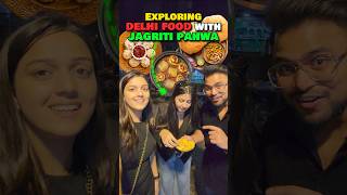 What We Ate In A Day ft jagritipahwa ♥️ foodie streetfood momos reaction trending shorts [upl. by Kilk]