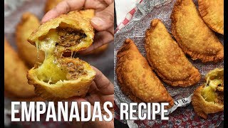 How to Make Cheesy Beef Empanadas Recipe [upl. by Attirb]