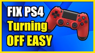 How to FIX PS4 That is Randomly or Automatically Turning off Easy Tutorial [upl. by Kalindi]