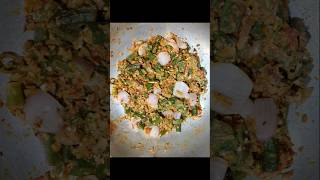 Basen fry crispy bhindi bhindi bhindifry bhindimasala bhindirecipe cooking recipe [upl. by Yssej]