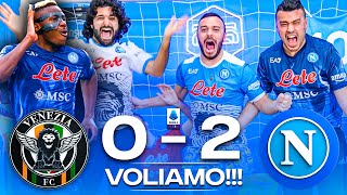 ✈️ VOLIAMO VENEZIA 02 NAPOLI  LIVE REACTION NAPOLETANI HD [upl. by Uriah]