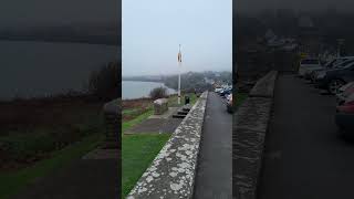 View of kinsale from Fort on a foggy day ireland cork [upl. by Sinylg]