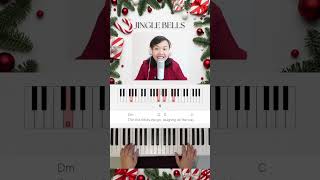 Jingle Bells  Easy Piano Tutorial Part 1 [upl. by Hibbert]