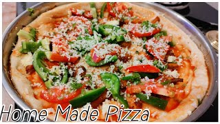 Easy Homemade Pizza  ഇനി വീട്ടിൽ എളുപ്പത്തിൽ പിസ്സ ഉണ്ടാക്കാം  Sahla and Shireen [upl. by Odlabso651]