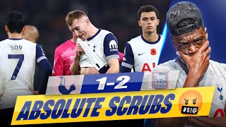 ABSOLUTE SCRUBS IVE HAD ENOUGH OF THIS TEAM 🤬 Tottenham 12 Ipswich Town EXPRESSIONS REACTS [upl. by Scurlock]