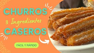 Receta de churros caseros fácil y rápida 🤤🥨  Como hacer churros caseros como un profesional [upl. by Correna]