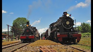 Tren Valdiviano y de la Araucanía se juntan  Una gran reunión en la estación de Antilhue [upl. by Amaso200]