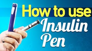 Insulin Pen को अपने आप कैसे लगाएं  How to Use an Insulin Pen [upl. by Llabmik]