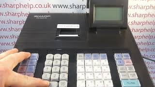 How To Fix Cash Register Lock Up Sharp XEA177  XEA207  XEA207 Till Not Working  Initial Clear [upl. by Maye]